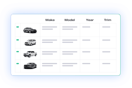 Network of team members providing support for vehicle management.